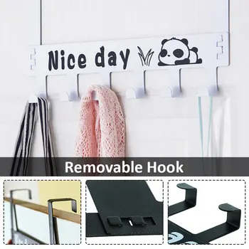 Six Hooks Wall Hook Closet Portable Alete Clothes Seamless Practical Iron Door Hanger Shelf Bathroom Living Room Kitchen
Six Hooks Wall Hook Closet Portable Alete Clothes Seamless Practical Iron Door Hanger Shelf Bathroom Living Room Kitchen