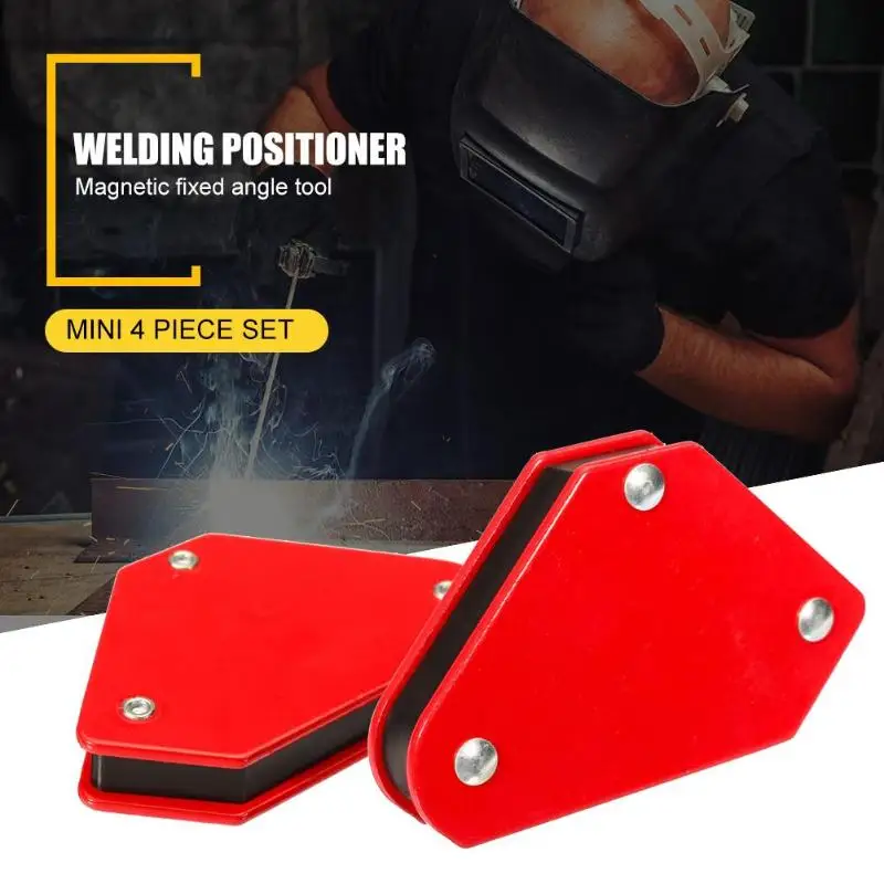 4pcs 3 Angle Arrow Shaped Positioner Mini Welding Alloy Steel Holder Strong Magnetic Accurate Electric Welding Tool Accessories
4pcs 3 Angle Arrow Shaped Positioner Mini Welding Alloy Steel Holder Strong Magnetic Accurate Electric Welding Tool Accessories