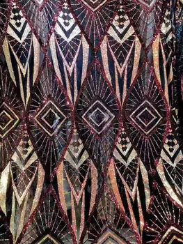 NEW African Lace Fabric, French Sequins Net Lace Noble Gold Sequins Fabrics High Quality African Black Tulle Sequins Lace Fabric 
NEW African Lace Fabric, French Sequins Net Lace Noble Gold Sequins Fabrics High Quality African Black Tulle Sequins Lace Fabric