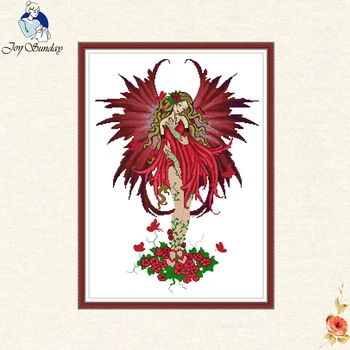Joy Sunday Beautiful faery 14ct Counted Printed Canvas for DMC Abstract Embroidery Kit 11CT 11ct DIY Hand Needlework Home Decor
Joy Sunday Beautiful faery 14ct Counted Printed Canvas for DMC Abstract Embroidery Kit 11CT 11ct DIY Hand Needlework Home Decor