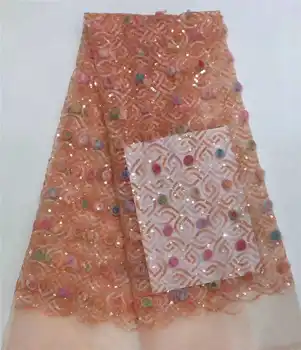Nigerian wedding lace fabric 2020Popular African Sequince tulle lace fabric For Spring Summer long Dresses
Nigerian wedding lace fabric 2020Popular African Sequince tulle lace fabric For Spring Summer long Dresses