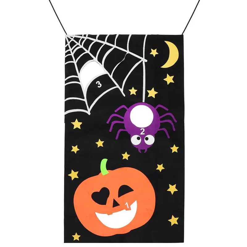 Children Toss Game Banner Halloween Bean Bag Toss Banner Party supplies (Black)
Children Toss Game Banner Halloween Bean Bag Toss Banner Party supplies (Black)