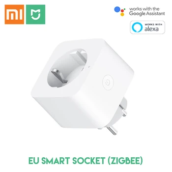 Original Xiaomi Mijia Smart Socket Zigbee Remote Control EU Plug Time Switch Works with Google assistant Alexa
Original Xiaomi Mijia Smart Socket Zigbee Remote Control EU Plug Time Switch Works with Google assistant Alexa