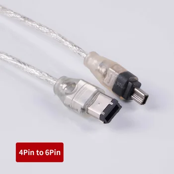 5Pcs 4 Pin to 6 Pin IEEE 1394 Firewire Cable for DV Camera Adapter Cable 4Pin To 6Pin Firewire Cable 5FT/150cm/1.5m
5Pcs 4 Pin to 6 Pin IEEE 1394 Firewire Cable for DV Camera Adapter Cable 4Pin To 6Pin Firewire Cable 5FT/150cm/1.5m