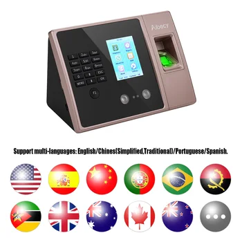 Aibecy Biometric Fingerprint Time Attendance Machine with HD Display Screen Support Face Fingerprint Password Multi-language
Aibecy Biometric Fingerprint Time Attendance Machine with HD Display Screen Support Face Fingerprint Password Multi-language