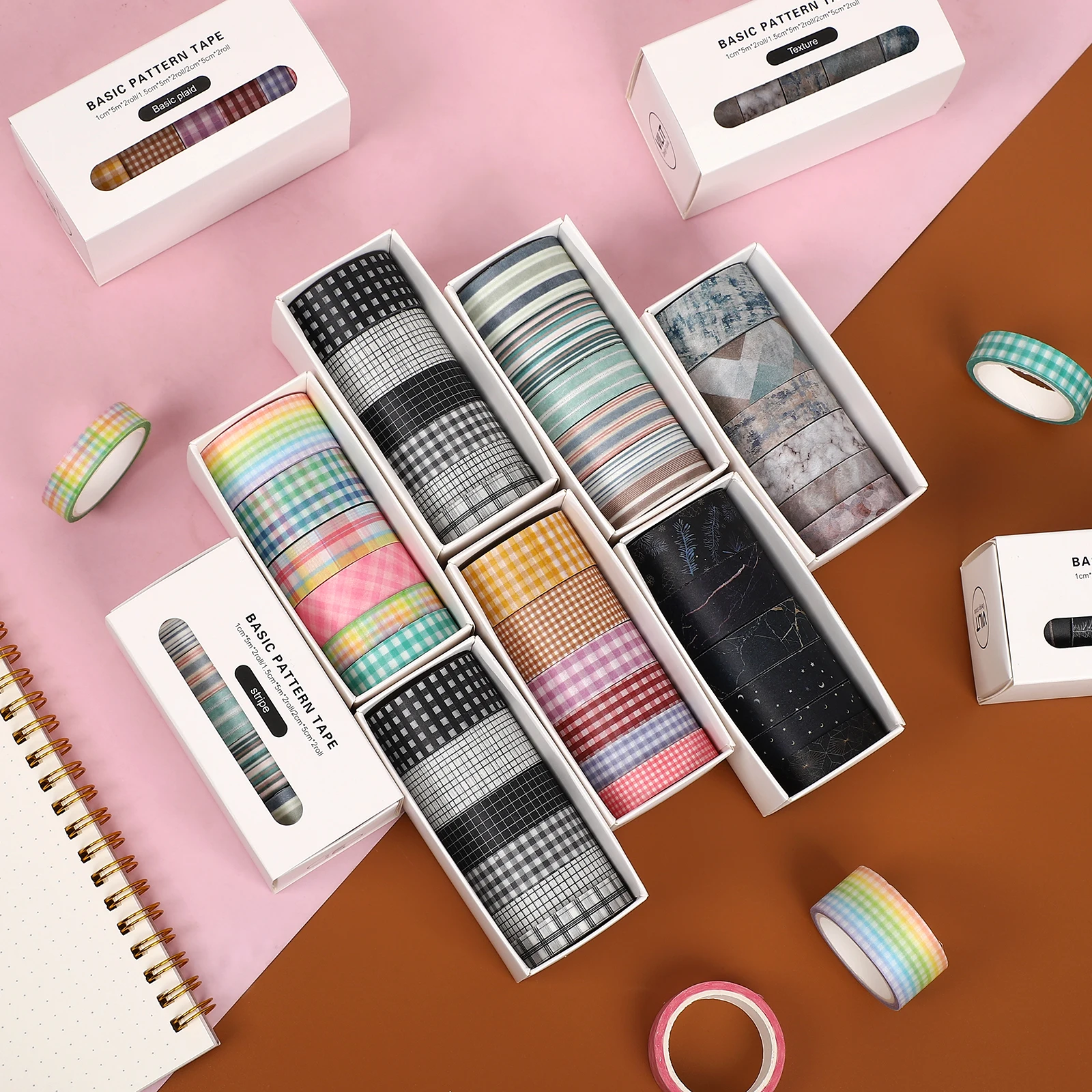 6 Rolls Grid Washi Tape Set Colored Print Decorative Tape Masking Tape For Journals Scrapbooking Notebooks Craft Planners
6 Rolls Grid Washi Tape Set Colored Print Decorative Tape Masking Tape For Journals Scrapbooking Notebooks Craft Planners