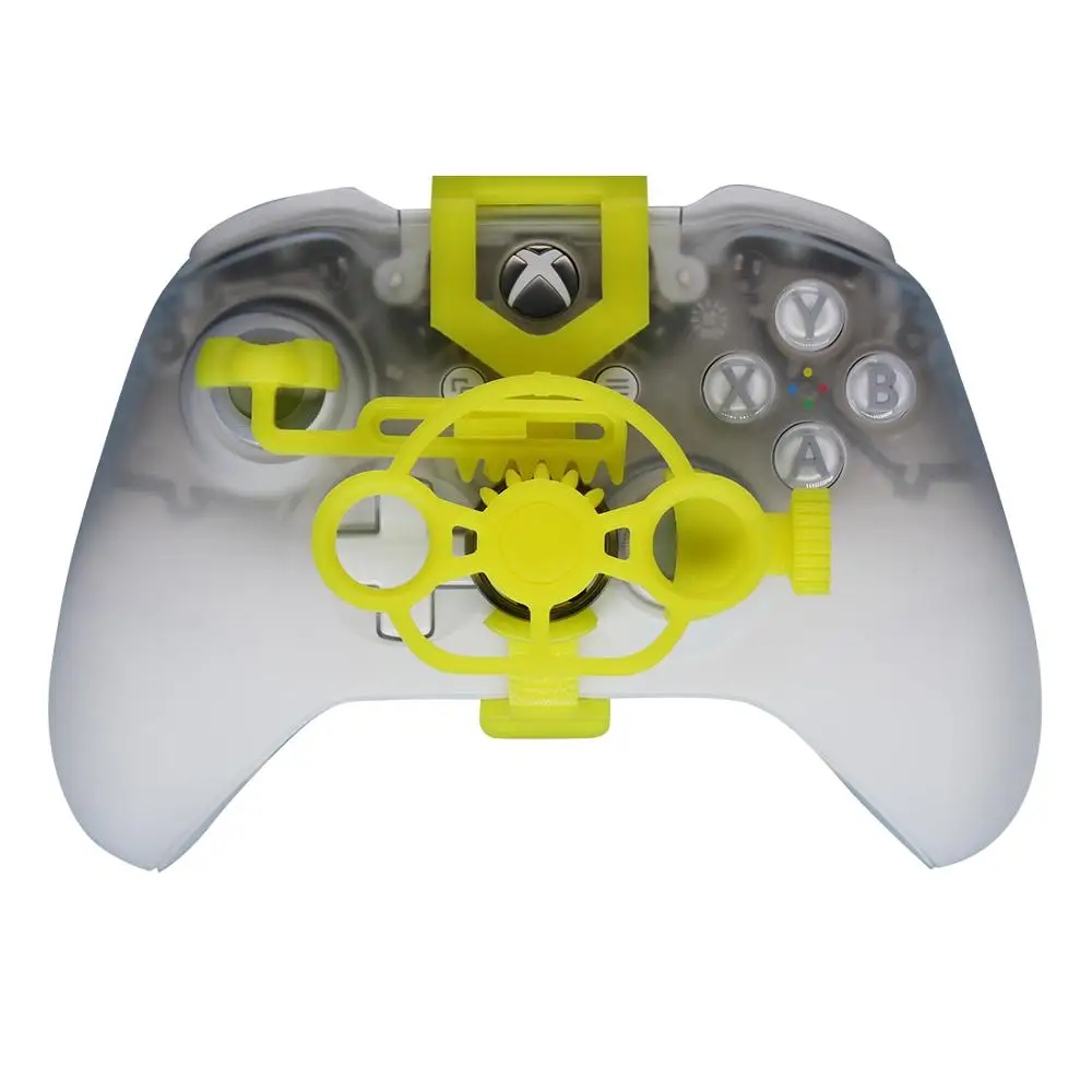 Xbox One Gaming Racing Wheel (Enhanced), 3D Printed Mini Steering Wheel add on for Xbox One X / Xbox One S / Elite Controller
Xbox One Gaming Racing Wheel (Enhanced), 3D Printed Mini Steering Wheel add on for Xbox One X / Xbox One S / Elite Controller