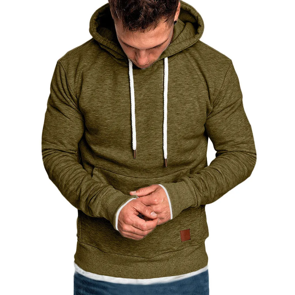 Mens Long Sleeve Autumn Men's Autumn And Winter Solid Color Classic Hooded Casual Long-sleeved Sweater Casual Warm Coat #LR4
Mens Long Sleeve Autumn Men's Autumn And Winter Solid Color Classic Hooded Casual Long-sleeved Sweater Casual Warm Coat #LR4