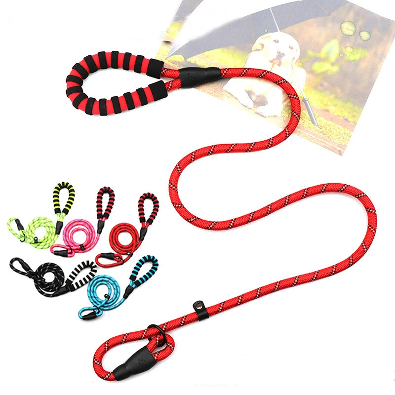 New Color Handle Dog Leash Nylon Reflective Pet P Chain For Small Medium Large Dogs Leash Pet Training Walking Dog Leash Chain
New Color Handle Dog Leash Nylon Reflective Pet P Chain For Small Medium Large Dogs Leash Pet Training Walking Dog Leash Chain