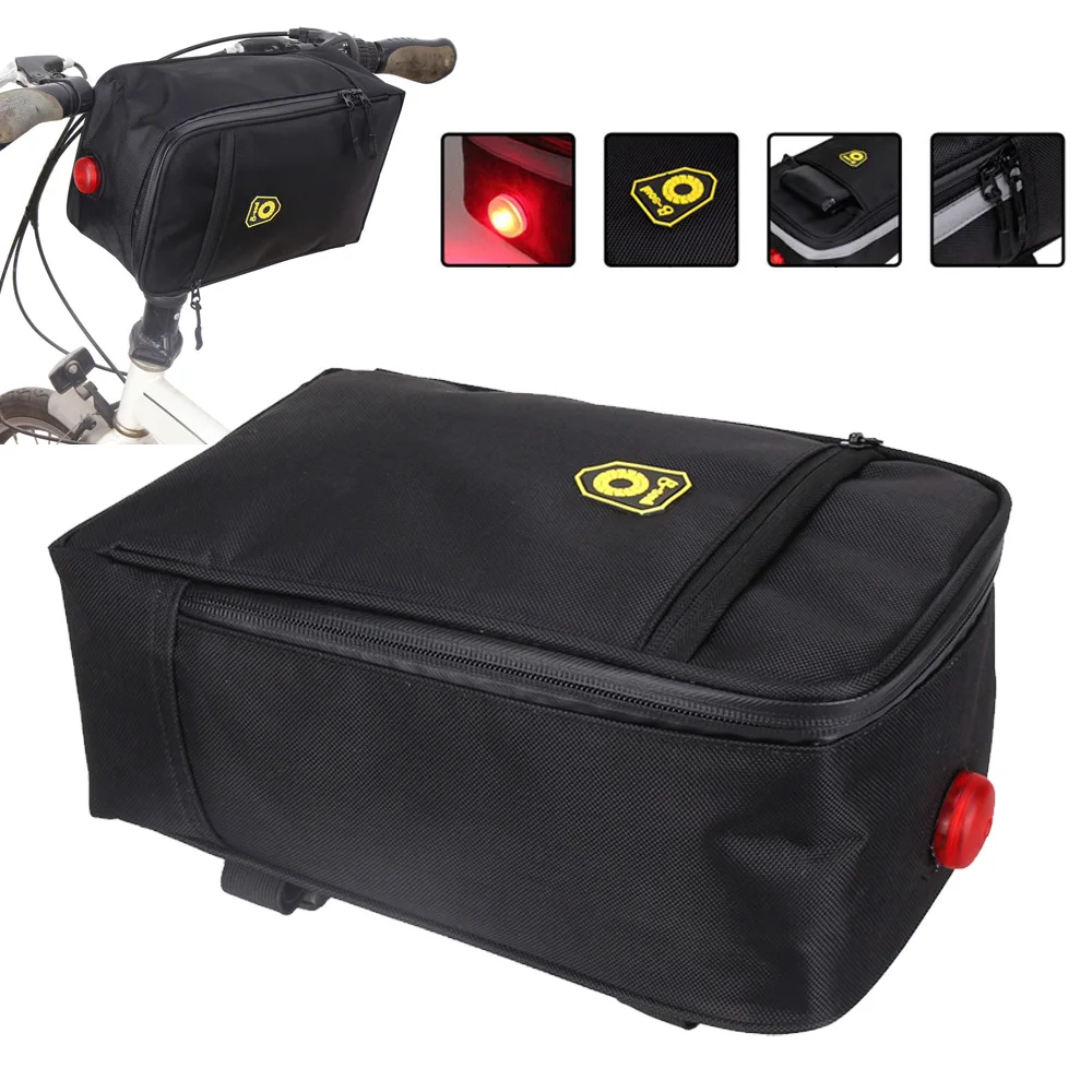 B-SOUL Outdoor Sport Waterproof Bicycle Trunk Bag Pannier Saddle Bag Luggage Carrying Bag With Back Light Bicycle Bag Luggage
B-SOUL Outdoor Sport Waterproof Bicycle Trunk Bag Pannier Saddle Bag Luggage Carrying Bag With Back Light Bicycle Bag Luggage