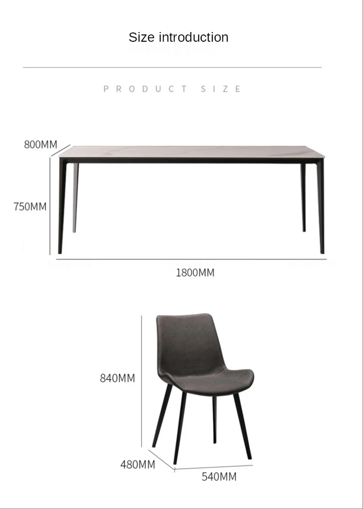 Italian minimalist slate dining table and chair combination rectangular luxury Italian table and desk home
Italian minimalist slate dining table and chair combination rectangular luxury Italian table and desk home