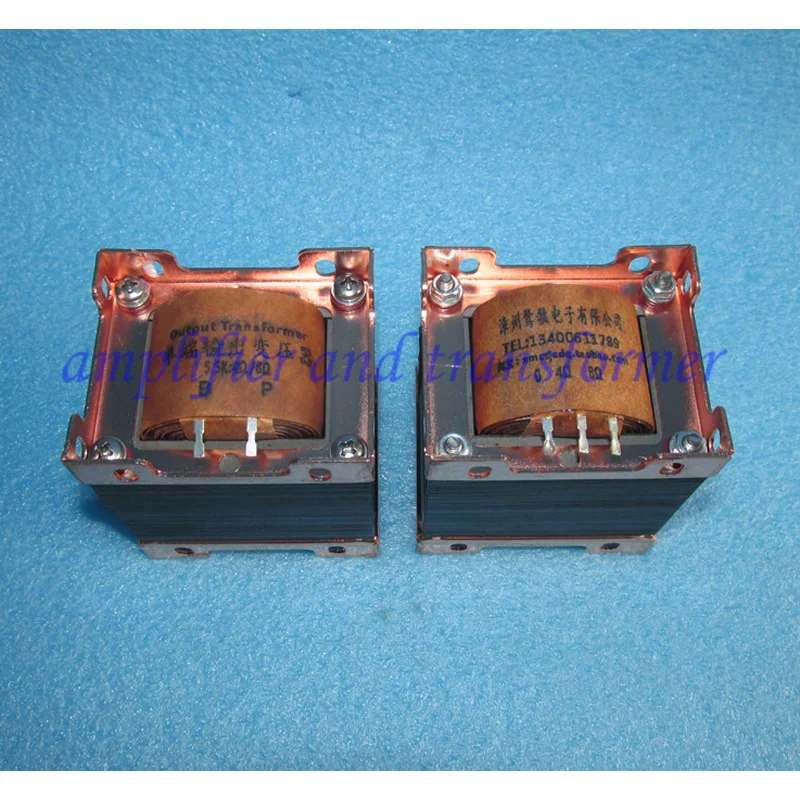 Carefully wound 5.5K 10W single-ended output transformer, 4 ohm 8 ohm output, EI66X40/45 two iron cores 
Carefully wound 5.5K 10W single-ended output transformer, 4 ohm 8 ohm output, EI66X40/45 two iron cores