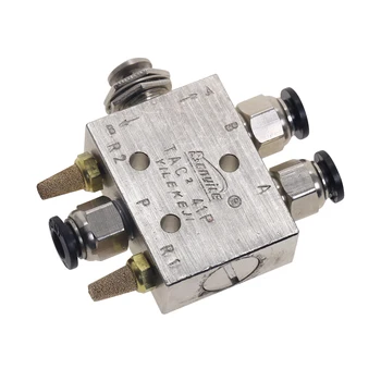 TAC2-41P Pneumatic 1/8" Male Thread 2 Position 5 Way Metal Push Button Switch Mechanical Valve Exhaust Valve Switch with Fitting
TAC2-41P Pneumatic 1/8" Male Thread 2 Position 5 Way Metal Push Button Switch Mechanical Valve Exhaust Valve Switch with Fitting