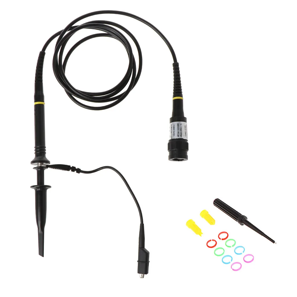 1X 10X P2200 200MHz High Precision Oscilloscope Probe Alligator Test Clip with Adjustable Attenuation Rate
1X 10X P2200 200MHz High Precision Oscilloscope Probe Alligator Test Clip with Adjustable Attenuation Rate