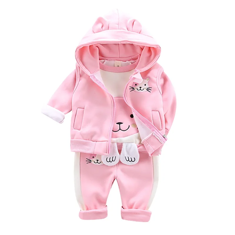 Warm Baby Girls Clothing Set Baby Girls Hoodies Vest Sweatshirt Pants Suits Autumn Cotton Kids Clothing Sets Children Clothes
Warm Baby Girls Clothing Set Baby Girls Hoodies Vest Sweatshirt Pants Suits Autumn Cotton Kids Clothing Sets Children Clothes