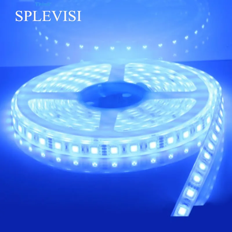 1x NEW 16.4 FT MARINE BOAT BLUE WARM WHITE IP68 WATERPROOF LED STRIP LIGHTS 60LED/M PCB | Лампы и освещение