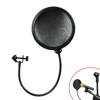 BCMaster Double Layer Studio Microphone Flexible Wind Screen Mask Mic Pop Filter Shield for Speaking Recording Accessories
BCMaster Double Layer Studio Microphone Flexible Wind Screen Mask Mic Pop Filter Shield for Speaking Recording Accessories