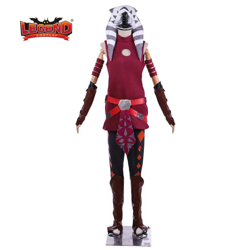 the clone wars Ahsoka Tano Cosplay Costume Headgear Full Set Outfit Halloween Superhero Outfit Fancy Hat custom made 
the clone wars Ahsoka Tano Cosplay Costume Headgear Full Set Outfit Halloween Superhero Outfit Fancy Hat custom made