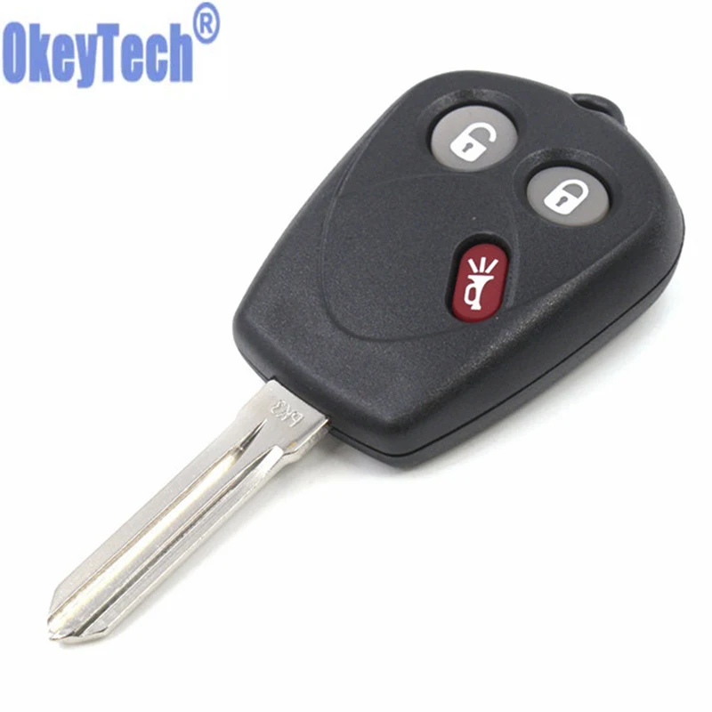 OkeyTech Replacement Remote Car Key Shell for SAAB 9-7X 9-7 2005-2009 3 Buttons with PK3 Uncut Blank Blade Auto Case
OkeyTech Replacement Remote Car Key Shell for SAAB 9-7X 9-7 2005-2009 3 Buttons with PK3 Uncut Blank Blade Auto Case