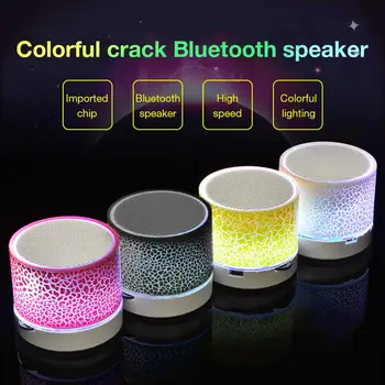 Bluetooth Crack Small Speaker Wireless Colorful Light Speaker Sound Audio Phone Mini Subwoofer Support TF Card / U Disk / AUX
Bluetooth Crack Small Speaker Wireless Colorful Light Speaker Sound Audio Phone Mini Subwoofer Support TF Card / U Disk / AUX