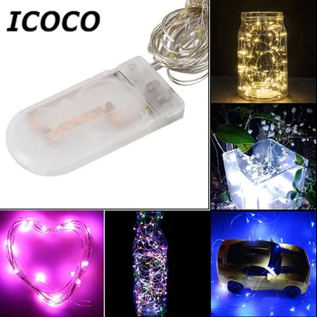 ICOCO Battery Operated 2M String Light 20 LEDs Christmas Holiday Wedding Party Decoration LED Copper Wire String Fairy Light 
ICOCO Battery Operated 2M String Light 20 LEDs Christmas Holiday Wedding Party Decoration LED Copper Wire String Fairy Light