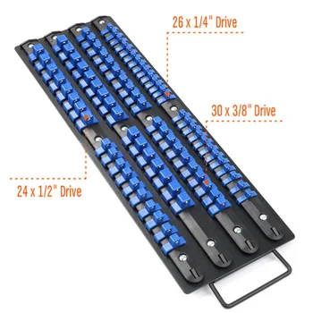 Socket Storage Tool Universal Industrial Mountable Lock Clip Display Rails Adapter Organizer Rack Holder
Socket Storage Tool Universal Industrial Mountable Lock Clip Display Rails Adapter Organizer Rack Holder