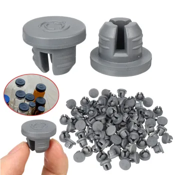 Rubber Stoppers 100PCS Self Healing Injection Ports Inoculation For 20mm Opening Vials Glass Bottles Jars Sealing Organizer Grey
Rubber Stoppers 100PCS Self Healing Injection Ports Inoculation For 20mm Opening Vials Glass Bottles Jars Sealing Organizer Grey