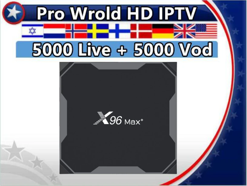 X96 max+ Android 9.0/S905WX3/Dual wifi/8K Smart Tv box&Pro iptv Subscription Nordic France Sweden Netherlands Israel Arabic
X96 max+ Android 9.0/S905WX3/Dual wifi/8K Smart Tv box&Pro iptv Subscription Nordic France Sweden Netherlands Israel Arabic