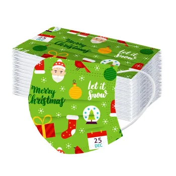100pc Children's Mask Christmas Printing Disposable Protective Face Masks Ear Loops Elastic Mouth Mask Mouth-muffle Mascarillas
100pc Children's Mask Christmas Printing Disposable Protective Face Masks Ear Loops Elastic Mouth Mask Mouth-muffle Mascarillas