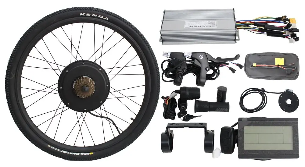3_RisunMotor 1000w-1500w Electric bicycle DIY Conversion Kits with KT LCD3 Display