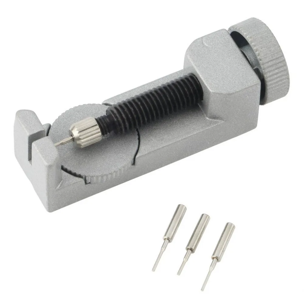 Adjustable Watch Band Link Pin Metal Remover Removal 3 Pins Watch Strap Repair Tool Silver 2019
Adjustable Watch Band Link Pin Metal Remover Removal 3 Pins Watch Strap Repair Tool Silver 2019