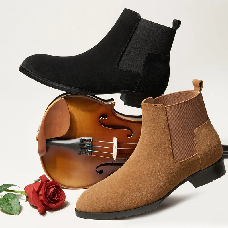 Autumn And Winter England Pointed-Toe Dull Polish MEN'S Short Boots Chelsea Boots Cow Suede Martin Boots Men's Boots
Autumn And Winter England Pointed-Toe Dull Polish MEN'S Short Boots Chelsea Boots Cow Suede Martin Boots Men's Boots
