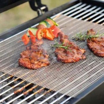 1PCS BBQ Grill Mesh Mat Teflon Reusable Non-Stick Barbecue Bake Meat For Party Grill Mat Tools New
1PCS BBQ Grill Mesh Mat Teflon Reusable Non-Stick Barbecue Bake Meat For Party Grill Mat Tools New
