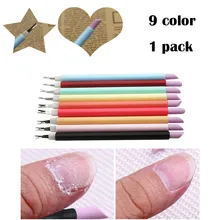 OUTTOP เล็บ Hangnails เล็บส้อมควอตซ์ NailArt เครื่องมือสำหรับเล็บ Remover Art Trimmer ใหม่(China)