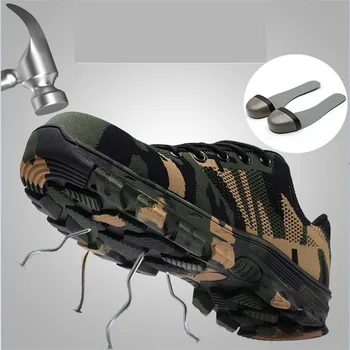 Outdoor Men's Steel Toe Cap Safety Shoes Men Outdoor Anti-slip Steel Puncture Proof Construction Boots Safety Work Ankle Boots
Outdoor Men's Steel Toe Cap Safety Shoes Men Outdoor Anti-slip Steel Puncture Proof Construction Boots Safety Work Ankle Boots