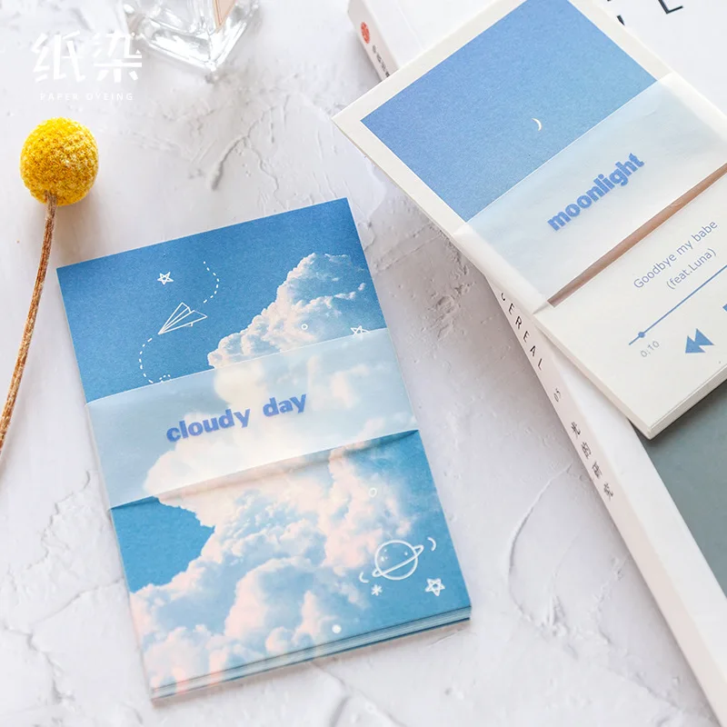 The Sky Cloud Theme Memo Pad 30 Sheets DIY Message Note Journal Diary Deco Material Supplies
The Sky Cloud Theme Memo Pad 30 Sheets DIY Message Note Journal Diary Deco Material Supplies