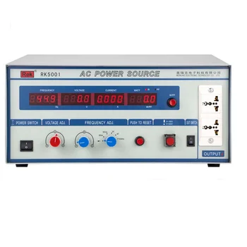 Rek RK5001 Digita Frequency Conversion AC Power Source 1KW va Frequency Inverters Power Supply Variable Frequency Power Supply
Rek RK5001 Digita Frequency Conversion AC Power Source 1KW va Frequency Inverters Power Supply Variable Frequency Power Supply