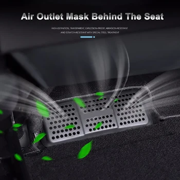 2pcs Car Air Outlet Cover For Tesla Model 3 2017-2020 Under Seat Air Vent Anti-blocking Dust Cover Accessories
2pcs Car Air Outlet Cover For Tesla Model 3 2017-2020 Under Seat Air Vent Anti-blocking Dust Cover Accessories
