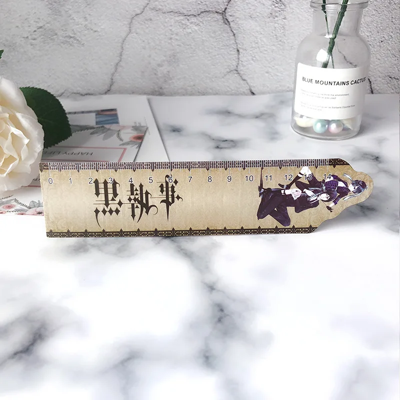 Anime Ruler Kuroshitsuji Black Butler Material Escolar Ruler Precision Measuring Tool Learning Student School Stationery
Anime Ruler Kuroshitsuji Black Butler Material Escolar Ruler Precision Measuring Tool Learning Student School Stationery