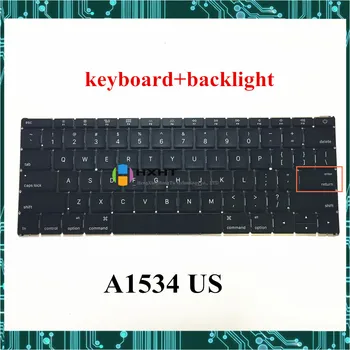 original For Macbook Pro Retina 12" A1534 US keyboard USA layout with backlight EMC 2746 EMC 2991 EMC 3099 2105 2016 2017 Year
original For Macbook Pro Retina 12" A1534 US keyboard USA layout with backlight EMC 2746 EMC 2991 EMC 3099 2105 2016 2017 Year