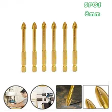 5pcs 8mm Titanium Ceramic Tile Marble Glass Drill Bits Cross Hex Tile Bits Glass Ceramic Concrete Hole Opener Alloy Triangle Dri
5pcs 8mm Titanium Ceramic Tile Marble Glass Drill Bits Cross Hex Tile Bits Glass Ceramic Concrete Hole Opener Alloy Triangle Dri