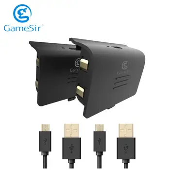 GameSir Dual 800mAh Rechargeable Extended Battery Pack for Xbox One Controller with Two 3m Charging Cable ENW60X202
GameSir Dual 800mAh Rechargeable Extended Battery Pack for Xbox One Controller with Two 3m Charging Cable ENW60X202