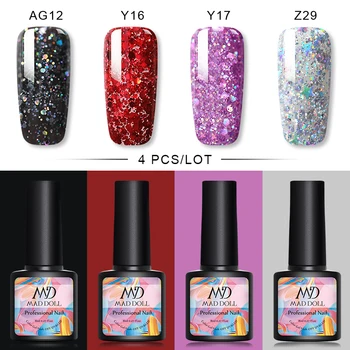 MD DOLL 4 Pcs/Set Gel Nail Polish Set Soak Off Nail UV Gel Varnish Set Nail Art Varnish Kit Nail DIY Gel Polish Laquer
MD DOLL 4 Pcs/Set Gel Nail Polish Set Soak Off Nail UV Gel Varnish Set Nail Art Varnish Kit Nail DIY Gel Polish Laquer