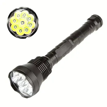 Portable Hunting Lantern Powerful 10000 Lumens 5 modes LED Flashlight 9*XML-T6 Waterproof Led Torch with 18650 Battery+Charger
Portable Hunting Lantern Powerful 10000 Lumens 5 modes LED Flashlight 9*XML-T6 Waterproof Led Torch with 18650 Battery+Charger
