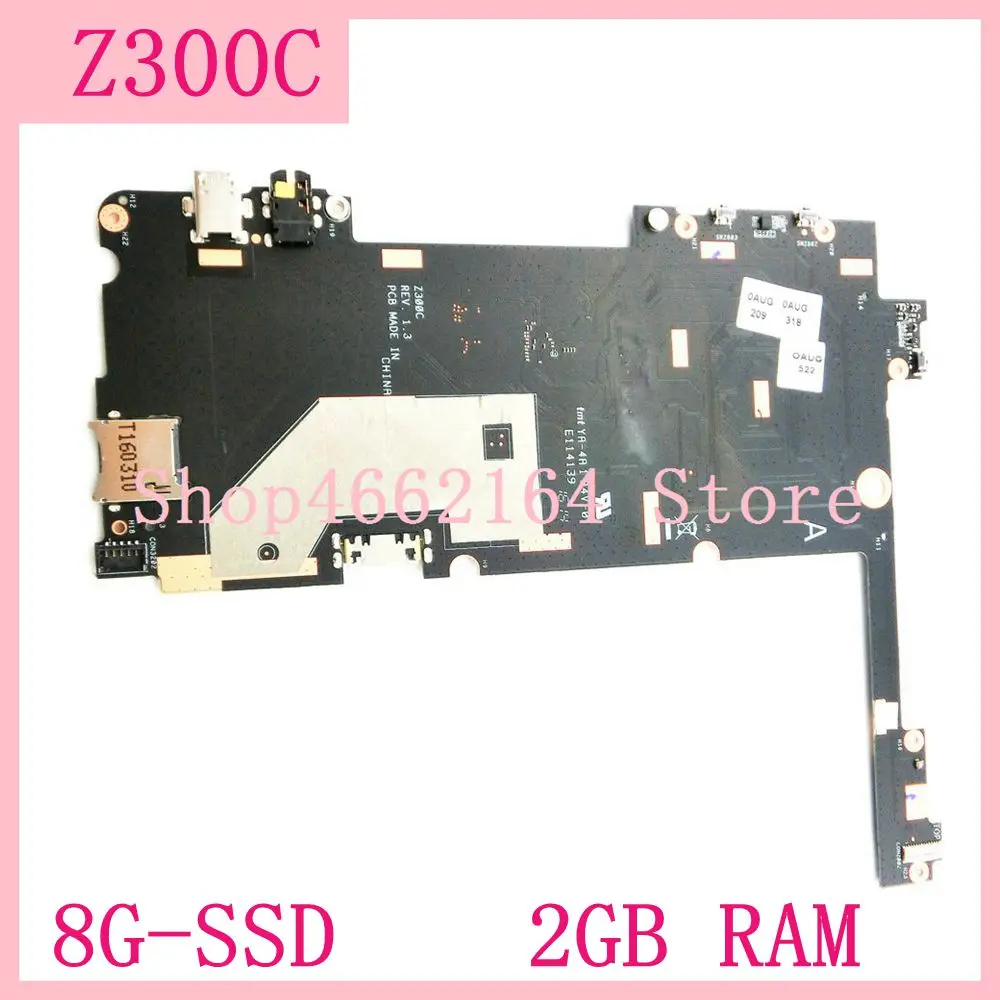 Z300C 8G-SSD 2G RAM Atom C3200 CPU Z300C motherboard Tablet motherboard FOR ASUS ZenPad 10 Z300C Z300 mainboard Tested Working
Z300C 8G-SSD 2G RAM Atom C3200 CPU Z300C motherboard Tablet motherboard FOR ASUS ZenPad 10 Z300C Z300 mainboard Tested Working