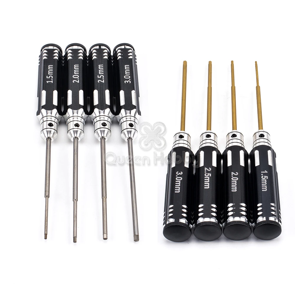 4PCS 1.5/2.0/2.5/3.0MM Hex Hexagonal Screw Driver Screwdriver Tools Set Titanium Plating Repair Tool For RC Drone CarModel
4PCS 1.5/2.0/2.5/3.0MM Hex Hexagonal Screw Driver Screwdriver Tools Set Titanium Plating Repair Tool For RC Drone CarModel