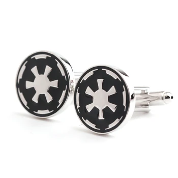 The New Star Wars style paint black men's shirts Cufflinks Free shipping
The New Star Wars style paint black men's shirts Cufflinks Free shipping