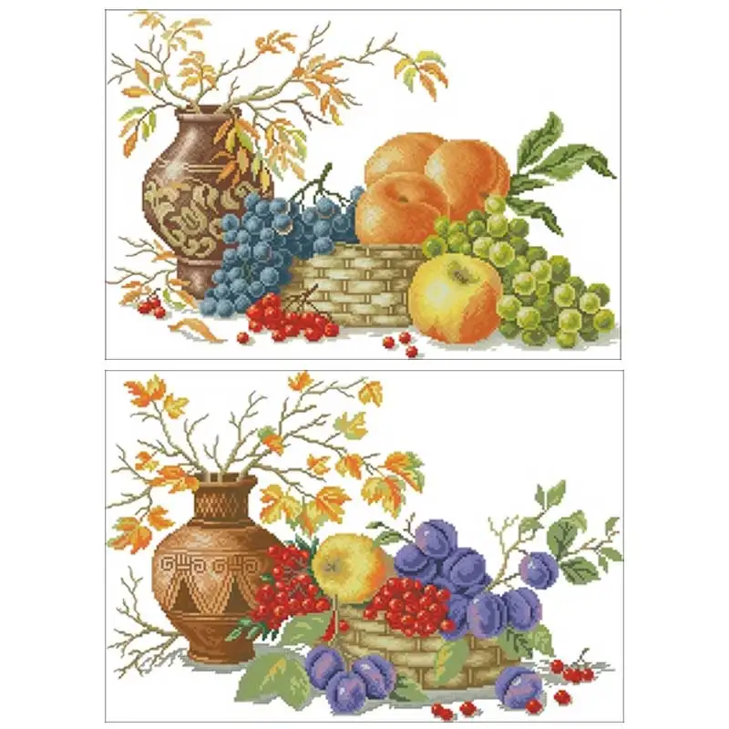 Fruit and bottle patterns Counted Cross Stitch DMC 11CT 14CT 18CT DIY Chinese Cross Stitch Kits Embroidery Needlework Sets
Fruit and bottle patterns Counted Cross Stitch DMC 11CT 14CT 18CT DIY Chinese Cross Stitch Kits Embroidery Needlework Sets