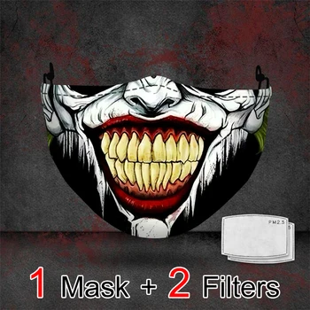 Joker Mouth Mask Cosplay Clown Grimace Reusable Face Masks Halloween Props Fashion Masks
Joker Mouth Mask Cosplay Clown Grimace Reusable Face Masks Halloween Props Fashion Masks