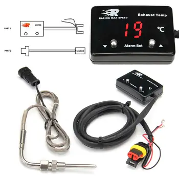 12V Digital Car Exhaust Gas Temp Gauge LED Pointer EGT Temperature Meter+Sensor Exhaust Gas Temp Gauge
12V Digital Car Exhaust Gas Temp Gauge LED Pointer EGT Temperature Meter+Sensor Exhaust Gas Temp Gauge